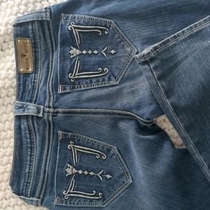 Women's jeans, boot cut, Sang Real, size 27 (equal to 5)